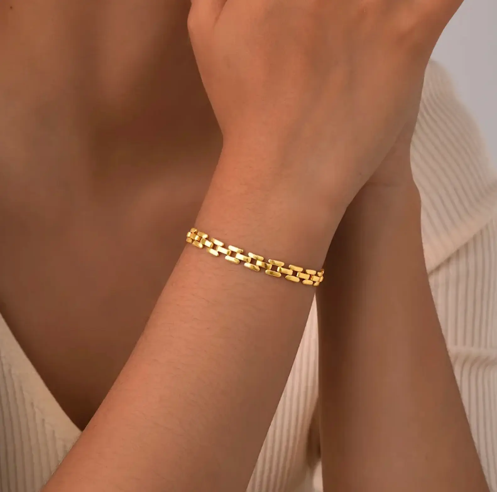 Golden Chain Bracelet - FY0043